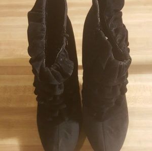 WOMEN'S BLACK ANKLE BOOTS